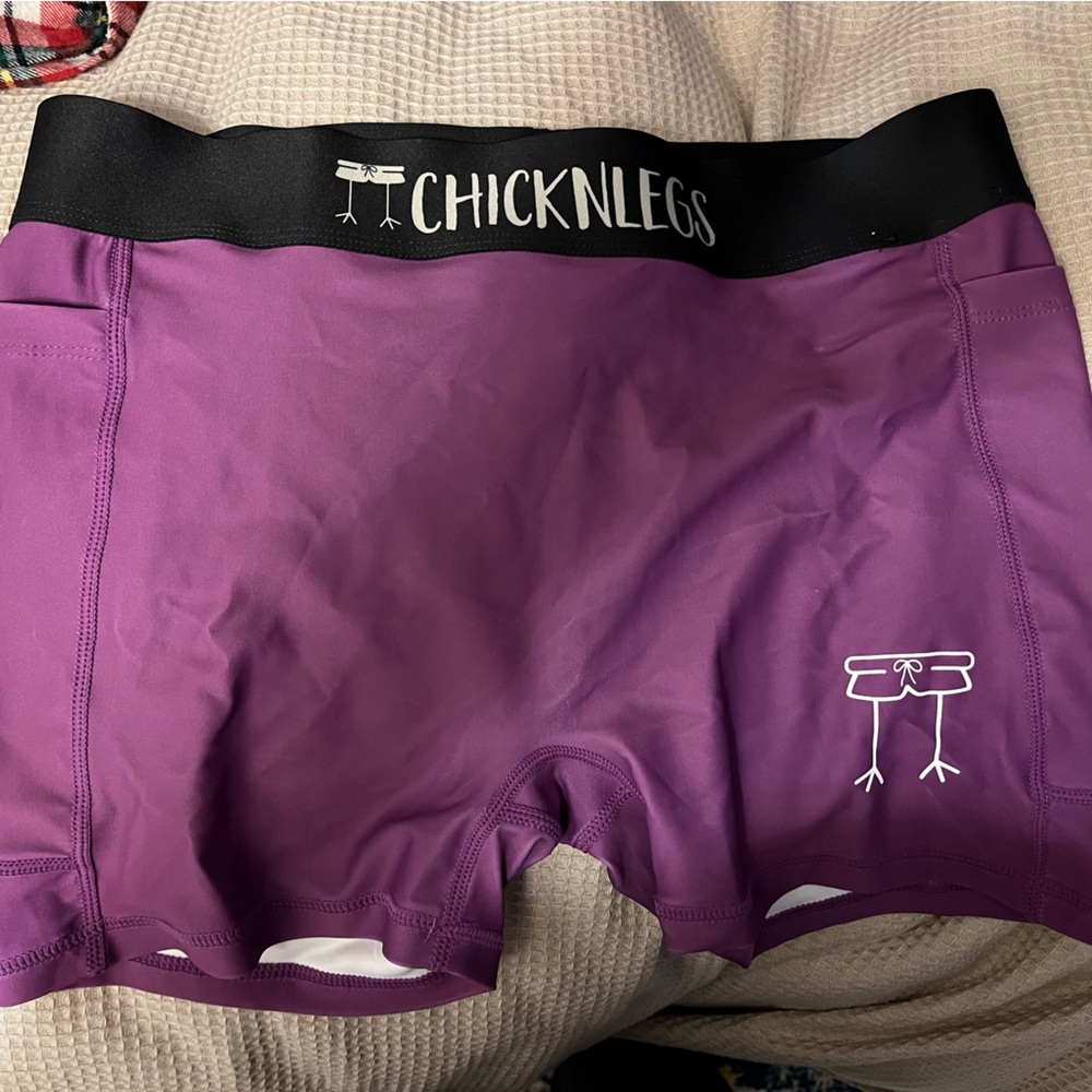 Chickn Legs Purple spandex
